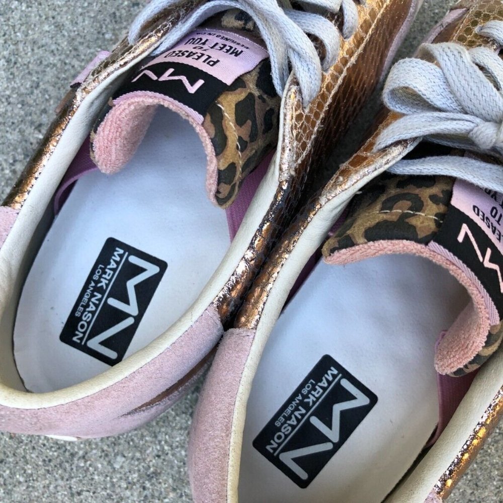 MARK NASON The Stellar Winnie Sneaker Shoes Women's Size 8 Leather Lace 133197 - Picture 3 of 7